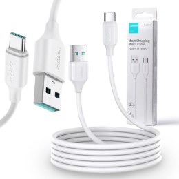 Kabel USB-A / USB-C Joyroom S-UC027A9 200cm 3A w oplocie biały