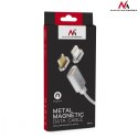 Kabel lightning USB magnetyczny silver MCE161- Quick & Fast Charge