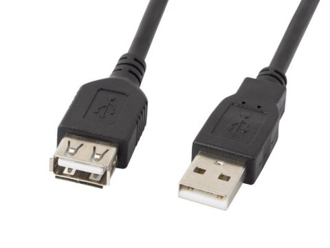 Przedłużacz kabla USB 2.0 AM-AF 70cm czarny