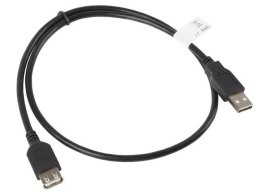 Przedłużacz kabla USB 2.0 AM-AF 70cm czarny