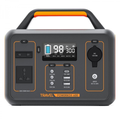 Przenośna stacja zasilania Volt Polska TRAVEL POWERBOX OPTI 600