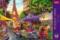 Puzzle 1000 elementów Premium Plus Quality Targ kwiatowy, Paryż