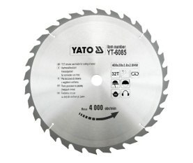 YATO PIŁA TARCZOWA WIDIOWA 400x30mm 32-ZĘBY 6085