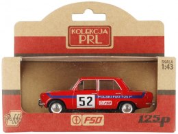 Pojazd PRL Fiat 126p Rally czerwony