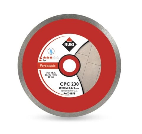 RUBI TARCZA DIAMENTOWA CPC 200 x 25,4mm PRO DO GRESU PORCELANOWEGO