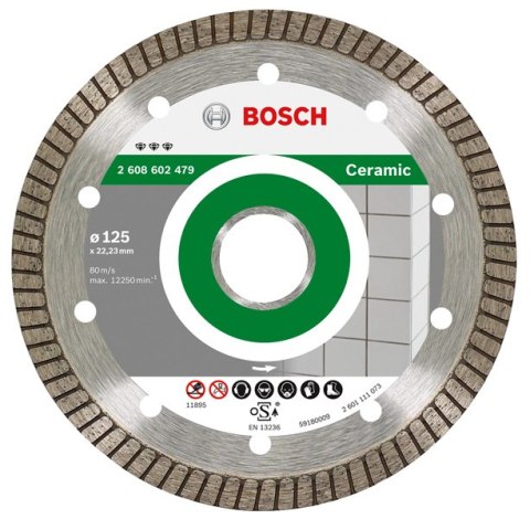 BOSCH TARCZA DIAMENTOWA 125x22 TUR CERAMIC EC