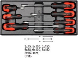 YATO WKŁADKA DO SZUFLADY WKRĘTAKI 7 elem. 5535