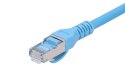 Kabel sieciowy LAN Patchcord CAT.6A S/FTP 5m 10G foliowana skręcona para, miedziany