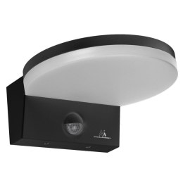 Lampa LED z czujnikiem Maclean MCE344 B, czujnik ruchu PIR, kolor czarny, 15W, IP65, 1560lm, barwa neutralna biała (4000K)