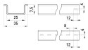 SZYNA DIN STANDARD RAIL 101 1M