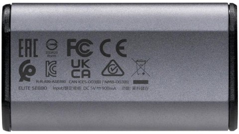 Adata Dysk zewnętrzny SSD SE880 1TB USB3.2A/C Gen2x2 Szary