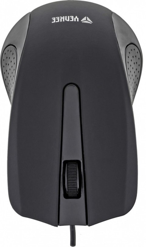 Mysz przewodowa USB, 3 przyciski , gumowana powierzchnia