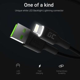 Kabel 3x GC Ray USB - Lightning 30/120/200 cm, LED