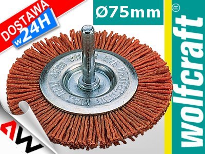 WOLFCRAFT SZCZOTKA 75mm TAR./TRZ./NYLON