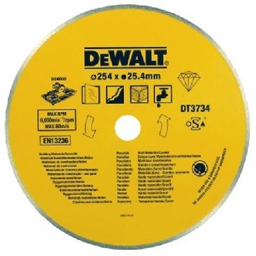 DEWALT TARCZA DIAMENTOWA PEŁNA 250x1,6x25,4mm KAMIEŃ, GRANIT