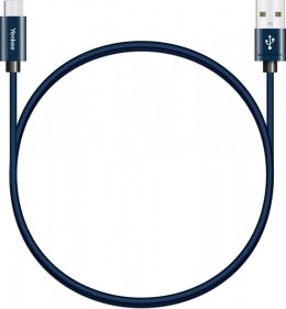 Kabel USB A 2.0 / USB C transfer danych 480Mb/s /3A