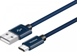 Kabel USB A 2.0 / USB C transfer danych 480Mb/s /3A