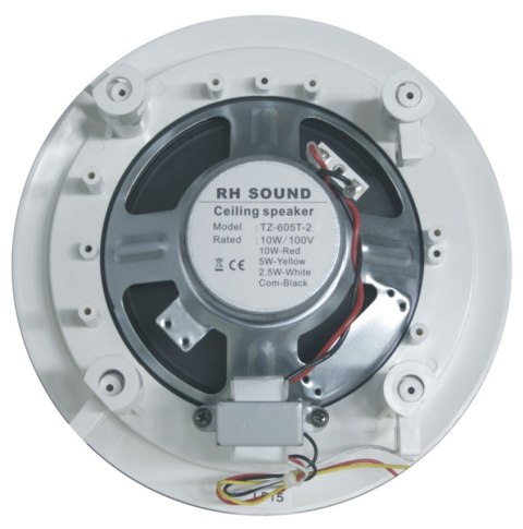 GŁOŚNIK SUFITOWY RH SOUND PA TZ-605T-2 10W 100V BIAŁY