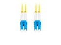 Patchcord światłowodowy Sm Lc/Upc-Lc/Upc Duplex 3.0Mm 1M żółty