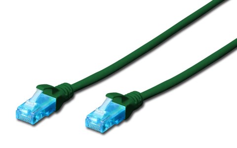 Patchcord DIGITUS UTP kat. 5e 25m PVC zielony