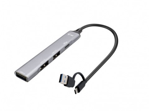 Hub USB-C/USB-A Metal 1x USB 3.0 + 3x USB 2.0