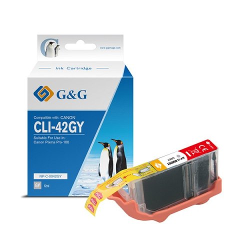 G&G kompatybilny ink / tusz z CLI-42GY, NP-C-0042GY, grey