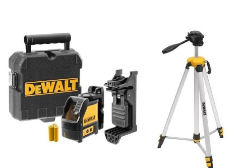 DEWALT LASER LINIOWY DW088K 15m +STATYW DE0881T