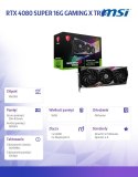 Karta graficzna GeForce RTX 4080 SUPER 16GB GAMING X TRIO GDDRX6 256bit