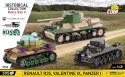 Klocki Renault R35 - Valentine IX - Panzer I