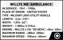 Klocki Willys MB Medical