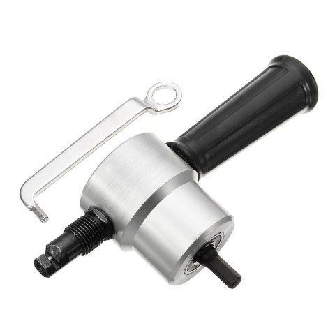 PRZYSTAWKA DO CIĘCIA BLACHY-NOŻYCE NA... WIERTARKĘ /SILVER