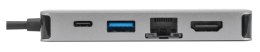 Stacja dokująca USB-C DP Alt Mode Single Video 4K HDMI/VGA 100W PD Pass-Thru