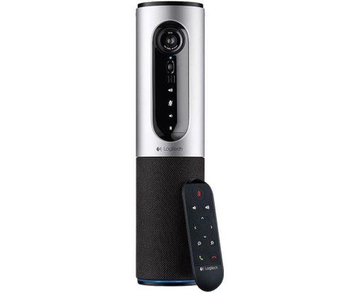 Kamera przenośna Logitech ConferenceCam Connect z zestawem głośnomówiącym Bluetooth USB Silver