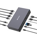 Stacja dokująca Verbatim, USB-C Pro, 17-port, HDMI, RJ45, microSD, USB-A 3.2, szara