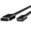 Kabel USB-C do USB A 3.1 1m czarny