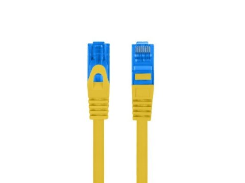 Patchcord kat.6a S/FTP CCA 10.0m Żółty