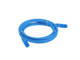 Patchcord kat.6a S/FTP CCA 2.0m Niebieski