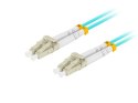 Patchcord światłowodowy Mm Lc/Upc-Lc/Upc Duplex 3.0mm 1m Aqua