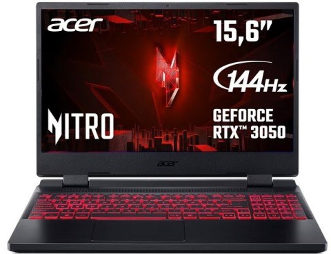 Notebook Gaming Nitro 5 AN515-58-72EP i7-12650H/15.6FHD IPS 144Hz/16GB/512GB/RTX 3050 4GB/NoOS/Black