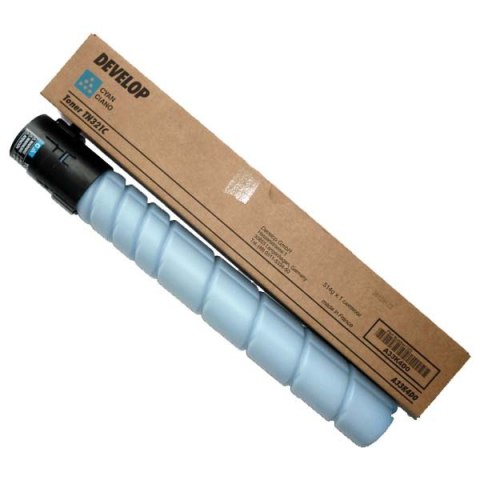 Develop oryginalny toner A33K4D0, A33K4DA, TN-321C, cyan, 25000s