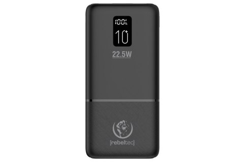 POWER BANK REBELTEC P10 LCDPD 10000mAh , PD22,5W+ kabel