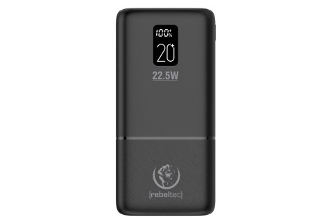 POWER BANK REBELTEC P20 LCDPD 20000mAh , PD22,5W+ kabel