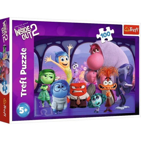 Puzzle 100 elementów W głowie się nie mieści Inside Out 2