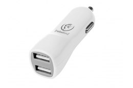 ŁADOWARKA SAMOCHODOWA REBELTEC A20 2xUSB WHITE