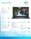 Notebook Vostro 15 (3530) Win11Pro i7-1355U/8GB/512GB SSD/15.6 FHD/Intel UHD/FgrPr/Cam & Mic/WLAN + BT/Backlit Kb/3 Cell/3YPS