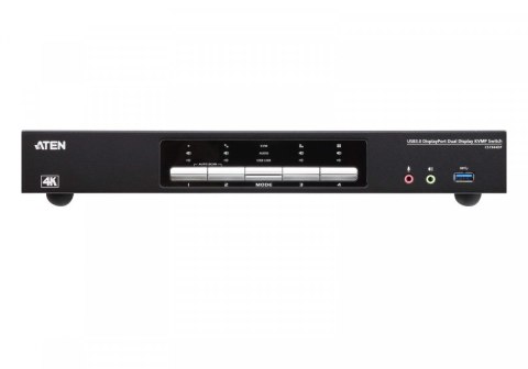 Przełącznik KVM 4-Port USB 3.0 4K DP Dual Display KVMP Switch