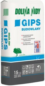 GIPS BUDOWLANY-15KG WOREK DOLINA NIDY