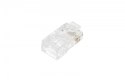 Wtyk RJ45 (8P8C) przelotowy, kat.5e, nieekranowany, AWG 26-24, opakowanie 100 sztuk