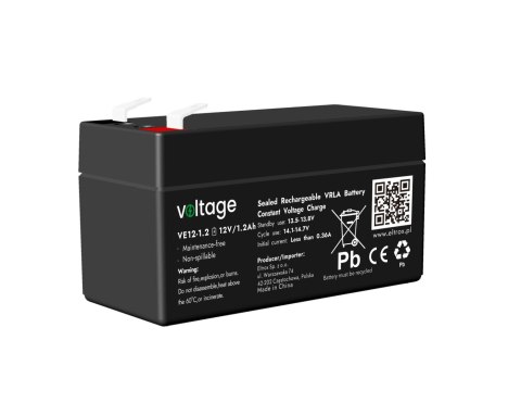 Akumulator AGM Voltage 12V 1.2Ah VE12-1.2