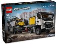 Klocki Technic 42175 Ciężarowka Volvo FMX i koparka EC230 Electric